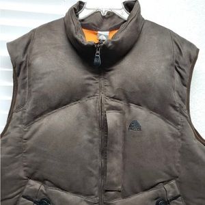 Nike ACG Vest MENS Size 3XL XXXL SUEDE Chocolate Brown Cleveland Browns